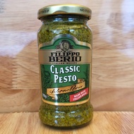 FILIPPO BERIO [Lọ XANH LÁ 190g] SỐT PESTO LÁ HÚNG QUẾ CỔ ĐIỂN [ITALIA] Classic Pesto (made with Ital