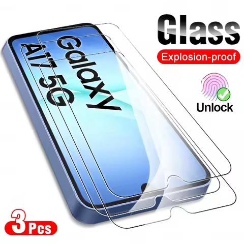 3Pcs 9H Clear Protective Glass For Samsung Galaxy A17 5G Sumsung A06 A16 A26 A36 A56 A57 A37 A17 A07