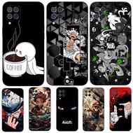 case For Samsung Galaxy M62 F62 4G Case Silicon Phone Back Cover Soft black tpu m625 Funny Punk