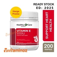 Healthy Care Vitamin E 500 IU - 200 Kapsul