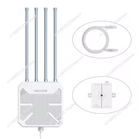 Newest WAVLINK AX3000 WiFi 6 Waterproof Outdoor 2.4/5ghz Dual Band POE Wifi Access Point Repeater Me