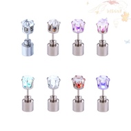 BLISS Glow Earrings Dazzling Earring Personality Rhinestones Bar Trinket Flashing Earrings Men Earri