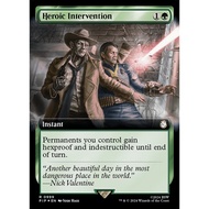 PIP_999 HEROIC INTERVENTION*Surge FOIL EA Extended Art* MTG Magic: The Gathering: Fallout_Rare