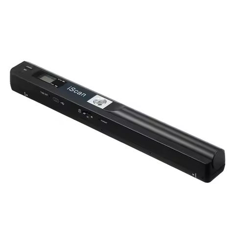 iScan Portable Scanner Mini Handheld Document Scanner A4 Book Scanner for JPG and PDF Format 300/600