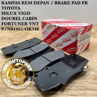 PRODO FRONT BRAKE PADS FACE OK340 TOYOTA HILUX VIGO DC DOUBLE CABIN FORTUNER VNT HILUK DOUBLE GABIN 