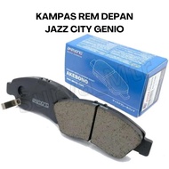 Front BRAKE PAD BRAKE PAD HONDA JAZZ GENIO CITY 2004-2007 AKEBONO
