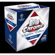 2021-22 Topps Chrome Sapphire UEFA Champions League Hobby Box **IN HAND**