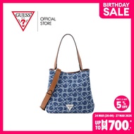 GUESS กระเป๋า รุ่น DE258604 WELLS CROSSBODY BUCKET สีฟ้า