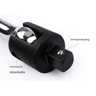 1/2 Breaker Bar 18-Inch Length Rotating Flex Head -V Steel Breaker Bar 1/2 Inch Drive