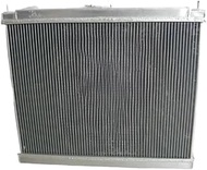 YYDSKKUDS Aluminum Radiator Fans Compatible For Nissan Skyline GTR BNR34 R34 V-Spec Z-Tune RB26DETT 