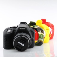 Nikon D5200 NIKOND5300ฝาครอบซิลิโคนสำหรับกล้อง D5300D5200กล้องถ่ายรูปดิจิตอล SLR นุ่ม Bagfdshdh