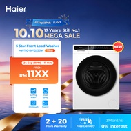 [FREE SHIPPING / READY STOCK] Haier 11kg Front Load Inverter Washing Machine/ Surfing Wash/Dual Spra