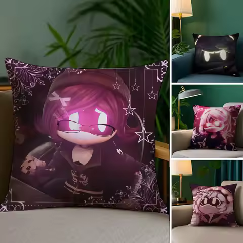 M-Murder D-Drones game Pillow Case Anti-dustmite Pillowcase Invisible zipper silky short plush Sofa 
