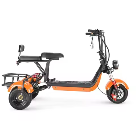 Battery tricycle Adult two-seat electric vehicle New electric tricycle
