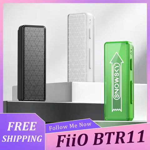 FiiO BTR11 Wireless Earphone Amplifier Adapter Bluetooth 5.3 3.5mm Lossless LDAC Car Aux Bluetooth A