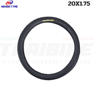 ยางนอกจักรยานขอบลวด WANDAKING 16x1.75 20x1.75 24x1.75 26x1.95 27.5X1.75 700C
