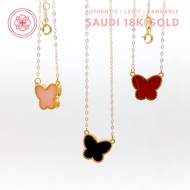 ﹍✽▥COD PAWNABLE 18k Legit Original Pure Saudi Gold Butterfly Designer Inspired Necklace