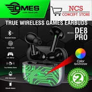 DMES DE8 PRO True Wireless Games Earbuds  Bluetooth 6.0 IPX6 Waterproof 65ms Low Latency 8H Playtime