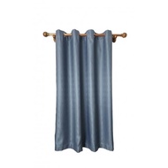 LOCAL789 Davinci Door Curtain HT23040-1 B 130x220 Cm. Gray The Shop Is In