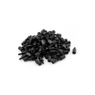 M3*12+6mm Black Nylon Hex Spacer Standoff Female Male M3x12+6mm