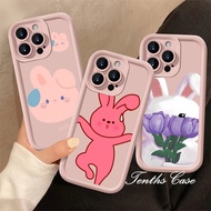 Compatible for Infinix Smart 8 7 Hot 40 Pro 40i 40 Pro 30i 30Play 30i Spark Go 2024 2023 Note 30 VIP 12 Turbo G96 ITEL S23 Easter Bunny All-inclusive Phone Case Soft Cover
