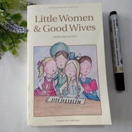 Little Women &amp; Good Wives Classic Book Luoisa May Alcott preloved Good Thick