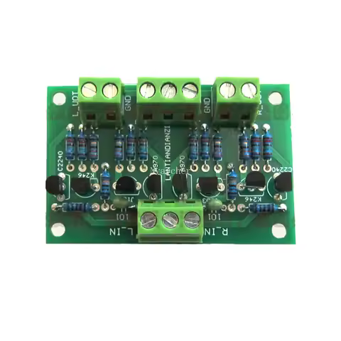 Nvarcher JFET input Cascoded Buffer Preamp Board Stereo Preamplifier use of 2SK246/2SJ103, C2240/A97