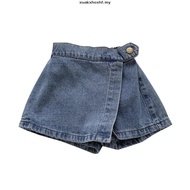 Kid Shorts Baby Girl Shorts Culottes Jeans Blue Shorts Casual Shorts
