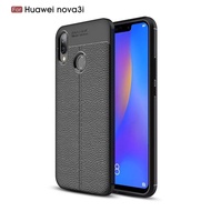 HUAWEI NOVA 3I CARBON FIBER AUTOFOCUS LEATHER CASE