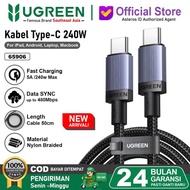 IPHONE UGREEN 65906 / 65907 / 65908 / 65909 USB-C to USB-C Nylon Braided Cable 240W Fast Charging Ch