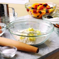 DURALEX STACKABLE BOWL - Glass Dough Stirring Bowl - Glass Mixing Bowl