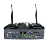 New style Mini PC Intel 3855U/i3-6100U/i5-6200U 6*RS232 DDR3 8USB 6COM Support 8K MFC-6800 Fanless I