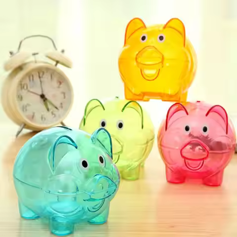Colorful Piggy Bank Birthday Gift Piggy Bank Candy Color Money Bank Box Piggy Piggy Bank Kids Saving