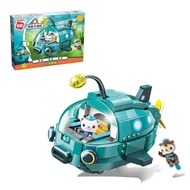 LITTLE FROGGY Building Block Toys The Octonauts GUP-A Vehicle & Figure Creative Playset Compatible w