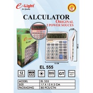CALCULATOR E-LIGHT/EL-555/EL-700S/EL-712S/EL-999S/FC-82MS