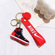 Influencer Creative Couple Cartoon Basketball Shoes Car Bag Ornaments Keychain Small Gift Mystery Box Keychain