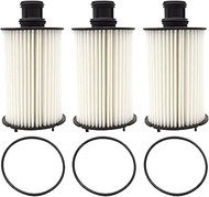 3X LR011279 Oil Filter Compatible with Land Rover LR4 Range Rover Sport Velar 3.0L 2995CC V6 5.0L 49