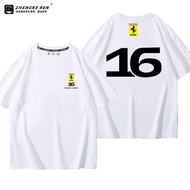 F1 racing team Wofa team No. 44 Hamilton uniform T-shirt, eight time champion, male and female fans,