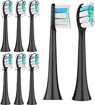 Replacement Toothbrush Head for Philips Sonicare (with Protective Cover)： Electric Replacement Brush Head Compatible with Phillips Sonicare Snap-on (Click-on)