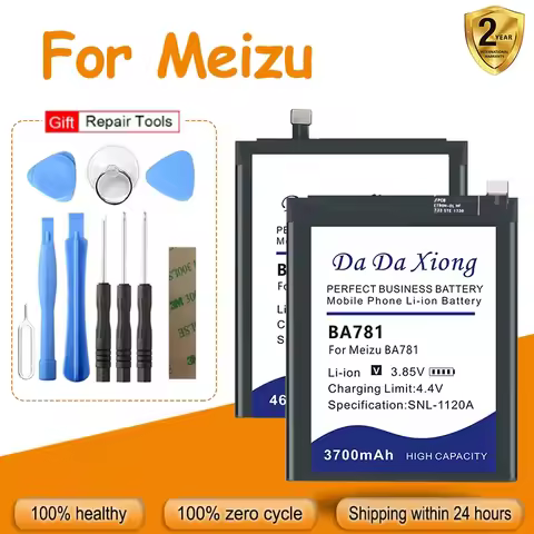New BA781 BA928 BT62 BA851 B022 Replacement Battery For MeiZu Meilan X E3 MX2 16T M3X M928Q M040 M04