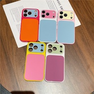 iPhone 17 Pro max Contrasting colors Pattern Liquid TPU Material phone case