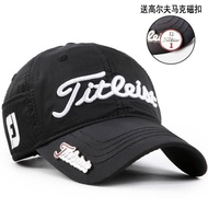 ▽㍿▼ Titleist men's and women's hats fashionable embroidered golf hats baseball caps duck bill outdoor sports and leisure styles
