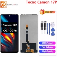 IPARTSEXPERT 6.8" Original LCD For Tecno Camon 17P CG7 LCD Display Touch Screen Sensor Digitizer Ass