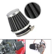 1piece Motorcycle 35-60mm Engine Inlet Air Filter Intake Cleaner Black Cold Breather