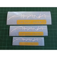 Sticker akana carbon wizard