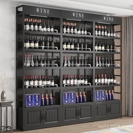 Iron Commercial Wine Red Wine White Wine Display Cabinet Wine Rack Shelf Supermarket Zhuangyi Wine C