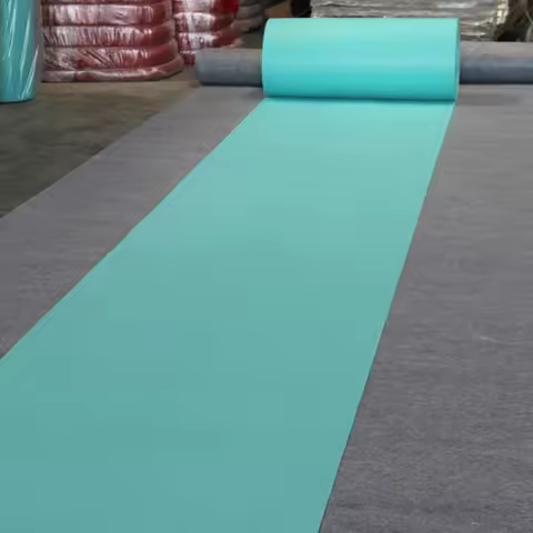 Tiffany Blue Carpet Disposable Non-woven Fabricoutdoor Terrace Carpet Corridor Stair Mat Wedding Par