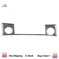 【 LA3P】-Real Carbon Fiber for Q5L FY SQ5 18-2024 LHD Dash Push Engine Start Button Panel Cover Inter