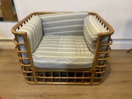 藤製單人沙發