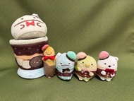 角落生物 情人節 朱古力咖啡店 喫茶店 恐龍 企鵝 白熊 法國麵包 咖啡豆芭菲 手玉 公仔